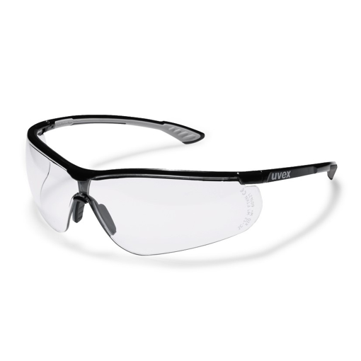 Obrázek z Uvex SPORTSTYLE Ochranné brýle straničkové černo/šedá 