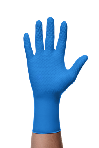 Obrázek z MERCATOR GOGRIP blue long jednorázové rukavice 