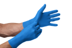 Obrázek z MERCATOR GOGRIP blue long jednorázové rukavice 
