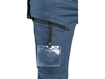 Obrázek z CXS LEONIS Pracovní kalhoty modré s černými doplňky 