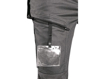 Obrázek z CXS LEONIS Pracovní kalhoty šedé s černými doplňky 