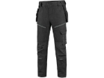 Obrázek z CXS LEONIS Pracovní kalhoty černé s šedými doplňky 