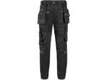 Obrázek z CXS LEONIS Pracovní kalhoty černé s šedými doplňky 