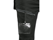 Obrázek z CXS LEONIS Pracovní kalhoty černé s šedými doplňky 