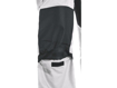 Obrázek z CXS STRETCH Montérkové kalhoty s laclem bílo-šedé 