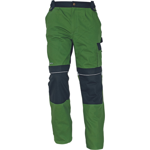 Obrázek z Australian Line STANMORE Pracovní kalhoty do pasu zelená/černá 