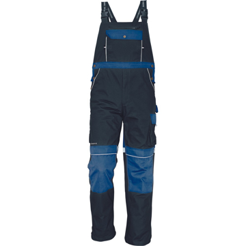 Obrázek Australian Line STANMORE Pracovní kalhoty s laclem tm.modrá