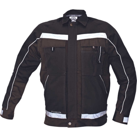 Obrázek Cerva STANMORE Pracovní bunda tm.hnědá