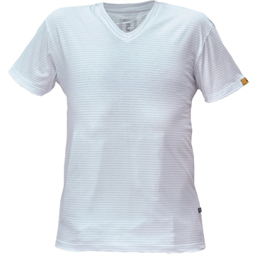 Obrázek Cerva NOYO ESD Antistatické V-tričko bílá