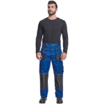 Obrázek z FF CARL BE-01-003 Pracovní kalhoty do pasu modré 