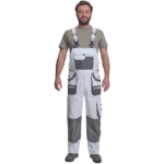 Obrázek z FF CARL BE-01-004 Pracovní kalhoty s laclem bílé 