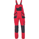 Obrázek z FF CARL BE-01-004 Pracovní kalhoty s laclem červené 