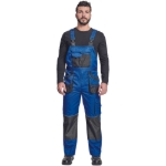 Obrázek z FF CARL BE-01-004 Pracovní kalhoty s laclem modré 