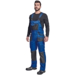 Obrázek z FF CARL BE-01-004 Pracovní kalhoty s laclem modré 