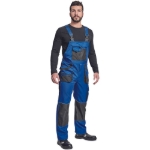 Obrázek z FF CARL BE-01-004 Pracovní kalhoty s laclem modré 