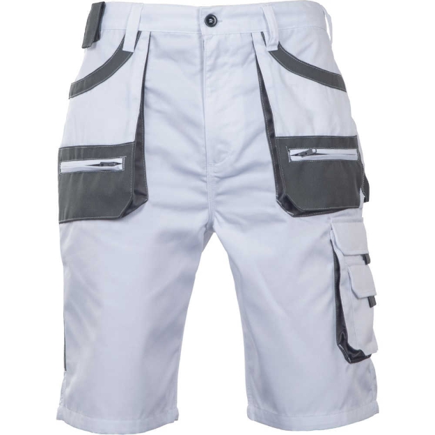 Obrázek z FF CARL BE-01-009 Pracovní šortky bílé 