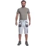 Obrázek z FF CARL BE-01-009 Pracovní šortky bílé 