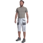 Obrázek z FF CARL BE-01-009 Pracovní šortky bílé 