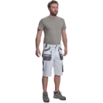 Obrázek z FF CARL BE-01-009 Pracovní šortky bílé 