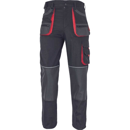 Obrázek FF HANS Pracovní kalhoty do pasu černé