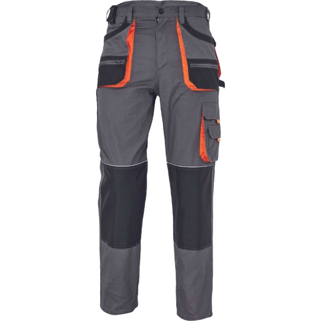 Obrázek z FF HANS Pracovní kalhoty do pasu šedé 