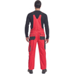 Obrázek z FF HANS Pracovní kalhoty s laclem červené 