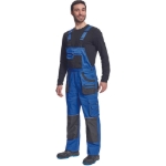 Obrázek z FF HANS Pracovní kalhoty s laclem modré 