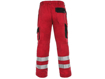 Obrázek z CXS LUXY BRIGHT Pracovní kalhoty do pasu červeno / černé 
