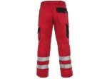 Obrázek z CXS LUXY BRIGHT Pracovní kalhoty do pasu červeno / černé 