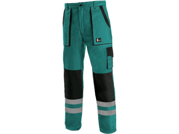 Obrázek CXS LUXY BRIGHT Pracovní kalhoty do pasu zeleno / černé