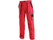 Obrázek z CXS LUXY ELENA Pracovní kalhoty do pasu červeno / černá 
