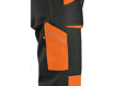 Obrázek z CXS LUXY JOSEF Pracovní kalhoty do pasu černo / oranžová 