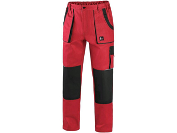 Obrázek CXS LUXY JOSEF Pracovní kalhoty do pasu červeno / černá