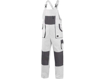 Obrázek z CXS LUXY ROBIN Pracovní kalhoty s laclem bílo / šedá 