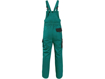 Obrázek z CXS LUXY ROBIN Pracovní kalhoty s laclem zeleno / černá 