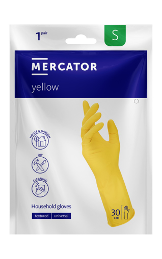 Obrázek z MERCATOR yellow Úklidové rukavice 