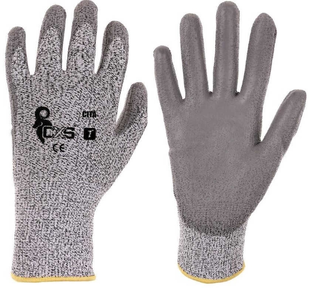 Obrázek z CXS CITA Pracovní protipořezové rukavice 12 párů 