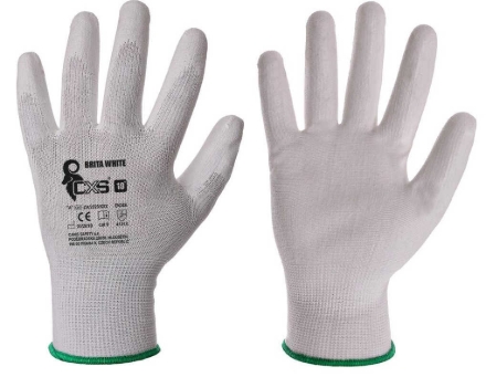 Obrázek CXS BRITA WHITE Pracovní rukavice 12 párů