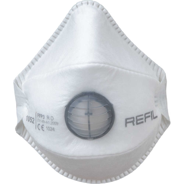 Obrázek z REFIL 1052 Respirátor FFP3 tvarovaný s ventilkem 5 ks 