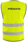 Obrázek z Reflexní vesta žlutá + LOGO: POŘADATEL 