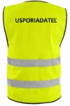 Obrázek z Reflexní vesta žlutá + LOGO: USPORIADATEĽ 