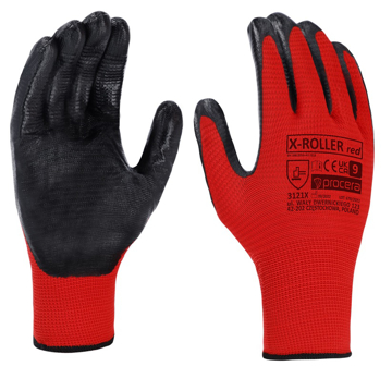Obrázek Procera X-ROLLER RED Pracovní rukavice