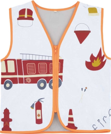 Obrázek Korntex ACTION Dětská bezpečnostní vesta silver/​fire department