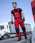 Obrázek z ARDON®4Xstretch® Pracovní kalhoty s laclem červené 