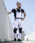 Obrázek z ARDON®4Xstretch® Pracovní kalhoty s laclem bílé 