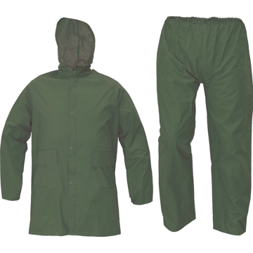 Obrázek Cerva HYDRA oblek do deště PVC zelený