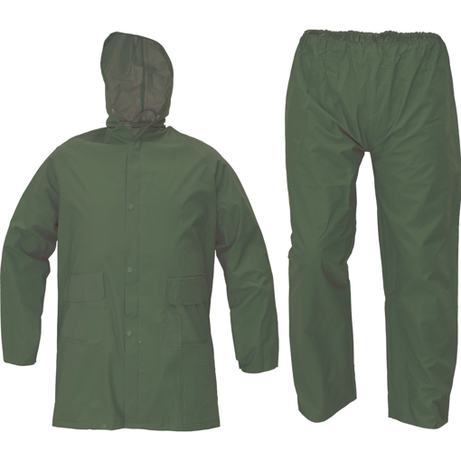 Obrázek z Cerva HYDRA oblek do deště PVC zelený 