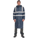 Obrázek z Cerva SIRET HV Reflexní plášť do deště modrý 