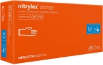 Obrázek z MERCATOR nitrylex® orange jednorázové rukavice 