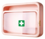 Obrázek z Nástěnná lékárnička prosklená NL3 růžová 